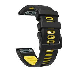 AEHON Silikon-Uhrenarmband für Garmin Fenix 6 6X, Schnellentriegelung, Smartwatch, Easyfit, Armband für Fenix 5X 5 3HR 935, 26 Stück, 26mm Fenix 6X Pro, Achat von AEHON