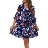 AFAZ New Trading UG Sommerkleid Kleid, elegantes bedrucktes Trägerkleid von AFAZ New Trading UG