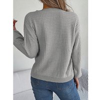 AFAZ New Trading UG Strickpullover Damen Lässiger Pullover einfarbiger Langarm Pullover langärmliges von AFAZ New Trading UG
