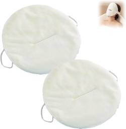 Facial Heat Therapy Towel - Hot Compress Face Towel Masks, Hot Cold Facial Steamer Towel, Reusable Facial Steamer Towel, Moisturizing Face Steamer (A-2pcs, One Size) von AFGQIANG