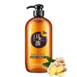 Horse Oil Nourishing Shampoo-No.1 Japan - 300ML Horse Oil Supple Moisturizing Shampoo,Hair Growth Shampoo, Anti-hair Loss Shampoo, Ginseng Extract Root Nourishing Shampoo von AFGQIANG