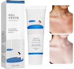 Korean Sunscreen | Birch Juice Moisturizing Sunscreen SPF 50+ PA ++++ Korean Skincare Sunscreen, Strong UV Protection, Moist Essence Type (1pcs) von AFGQIANG