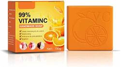Natural Soap Bar, Natural Organic Soap with 99% Vitamin C,Orange Vitamin C Handmade Soap,Elements Vitamin C Whitening Soap,Face & Body Exfoliate Moisturizing Whitening Care von AFGQIANG