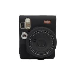 AFGRAPHIC Kameratasche für Fujifilm Instax Mini 90 Sofortbildkamera, weiches Silikon, rutschfest, Schwarz, Schwarz von AFGRAPHIC