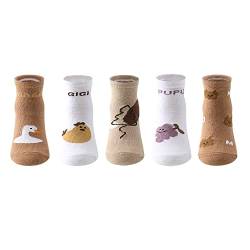 AFOZOE Entzückende Baumwolle Baby Mädchen Socken 9 Paar – Weich, niedlich und perfekt Socken für Baby Mädchen （3-5 Jahre） von AFOZOE