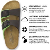 AFS-Schuhe 1100 Pantolette für Kinder aus Leder mit Fußbett, Made in Germany von AFS-Schuhe