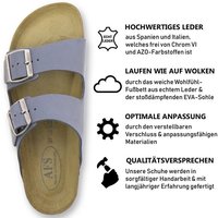 AFS-Schuhe 2100 Pantolette für Damen aus Leder mit Fussbett, Made in Germany von AFS-Schuhe