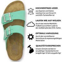 AFS-Schuhe 2100 Pantolette für Damen aus Leder mit Fussbett, Made in Germany von AFS-Schuhe