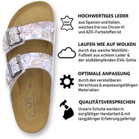 AFS-Schuhe 2100 Pantolette für Damen aus Leder mit Fussbett, Made in Germany von AFS-Schuhe
