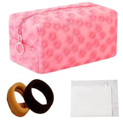 AFSN Tragbare Reise Fall Niedlich Make-up Organizer Tasche für Toilettenartikel Kosmetik Zubehör Taschen, Pink von AFSN