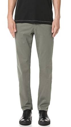 AG Adriano Goldschmied Herren The Lux Khaki Tailored Trouser Freizeithosen, Cosmopolitan Grey, 33W / 33L von AG Adriano Goldschmied