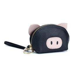 AGALUS Niedliche Zero Wallet Anhänger Cartoon Damen Mini Griff Münztasche Leder,Farbe4 von AGALUS