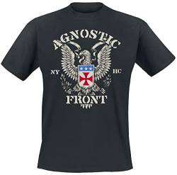 Agnostic Front Eagle Crest Männer T-Shirt schwarz XL 100% Baumwolle Band-Merch, Bands von AGNOSTIC FRONT