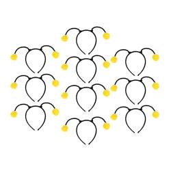 Bienen-Antennen-Stirnband für Damen, Studenten, Cosplay, Cartoon-Haarband, Bienen, Antennen-Stirnbänder, Plüsch-Stirnbänder für Damen, zum Waschen des Gesichts, Plüsch-Stirnbänder für Profis von AGONEIR