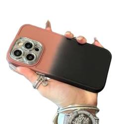 AGREEA Objektiv-Kameraschutz, feines Loch, Candy Gradient Handyhülle für iPhone 11 12 13 14 15 Pro Max Plus X XR XS Max 7 8 Plus, T2, für iPhone 15Pro Max von AGREEA