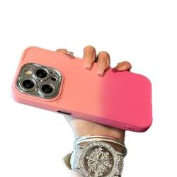 AGREEA Objektiv-Kameraschutz, feines Loch, Candy Gradient Handyhülle für iPhone 11 12 13 14 15 Pro Max Plus X XR XS Max 7 8 Plus, T4, für iPhone X von AGREEA