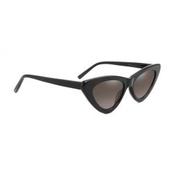 AGRIEVE Acetat-Sonnenbrille für Damen, trendige Mode, Cat-Eye-Sonnenbrille, weiblich, UV400, Schwarzbraun, Einheitsgröße von AGRIEVE