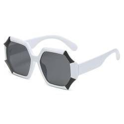 AGRIEVE Mode Übergroße Sonnenbrille Frauen Luxus Retro Sonnenbrille Weibliche UV400 Brillen Trend, C4, Einheitsgröße von AGRIEVE