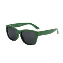 AGRIEVE Sonnenbrille Damen Vintage Square Shades UV-Schutz Retro Übergroße Cat Eye Sonnenbrille, 06 GRÜN, Einheitsgröße von AGRIEVE