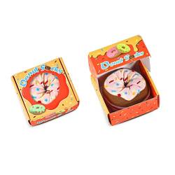 AGRIMONY Lustige Donut Socken Box - Lustig Bunte Coole Geschenke für Frauen Damen Teenager Mädchen Sie Freundin Mama Oma Frau - Witzige Ostern Muttertag Weihnachten Strümpfe Geschenkideen - 1 Paare von AGRIMONY