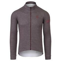 AGU Merino Radtrikot Langarm Performance Herren - Rot - S von AGU