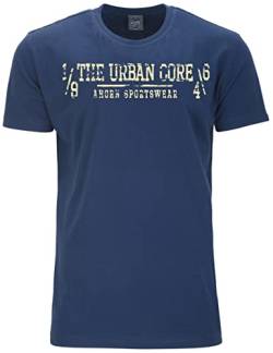 AHORN SPORTSWEAR Übergrößen T-Shirt The Urban Core beige Alpine Blue 3XL von AHORN SPORTSWEAR