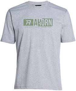 AHORN SPORTSWEAR Übergrößen T-Shirt Trademark pastellgrün Grey Melange 9XL von AHORN SPORTSWEAR