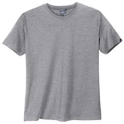 AHORN Basic Rundhals T-Shirt grau Melange Übergrößen, Größe:2XL von AHORN
