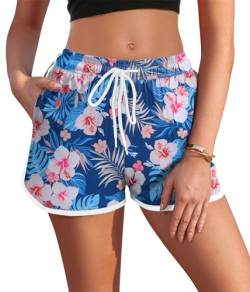 AI'MAGE Damen Badeshorts Kurze Badehose Shorts Strand Wassersport Boardshorts Schnell Trocknendes Schwimmhose Schwimmshorts S von AI'MAGE