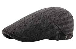 AIEOE Flatcap Schirmmütze Cap Winter Schiebermütze Herren Cabbie Ivy Flat Cap von AIEOE