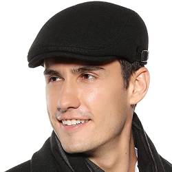 AIEOE Flatcap Schirmmütze Cap Winter Schiebermütze Herren Cabbie Ivy Flat Cap von AIEOE