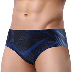 AIEOE Herren Badehose Slip Eng Kurz Professionelle Badeslip Schnelltrocknend Atmungsaktiv Badeshorts Training Schwimmen für Sommer Strand Pool - XL von AIEOE