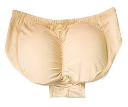 AIEOE Herren Po-Pushup-Slip Gepolsterter Slip Herren Unterwäsche Kurz Polsterhose Po Vergrößern - Beige Größe 2XL von AIEOE