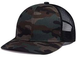 AIEOE Trucker Cap Herren Klassische Trucker-Kappe mit Netzrücken Atmungsaktiver Sonnenschutz Camouflage von AIEOE