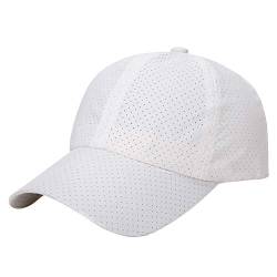 AIEOE Unisex Running Kappe Golfcap Größenverstellbar Kappe für Damen und Herren - Weiß von AIEOE