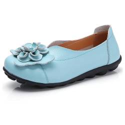 AIFLM Damen Mokassin Slip-on Schuh PU Leder Freizeitschuhe Fahrschuhe Wanderschuhe Schuh Fahren Krankenschwester Schuhe von AIFLM