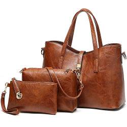 AILLOSA Handtasche Damen Groß Handtaschen Set Für Frauen Umhängetasche Taschen von AILLOSA