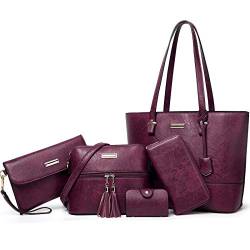 AILLOSA Handtasche Damen Groß Handtaschen Set Für Frauen Umhängetasche Taschen von AILLOSA