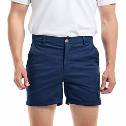 AIMPACT Herren Kurz Hose Bermuda Shorts Regulär Lässige Shorts Sommer Shorts (Dunkelblau 36) von AIMPACT