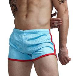 AIMPACT Herren Laufshorts Atmen Workout Gym Booty Kurze Shorts Sexy, blau, XX-Large von AIMPACT