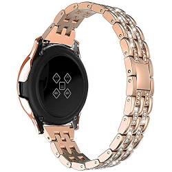 AISPORTS Kompatibel mit Huawei Watch GT2 Armband 46mm für Damen, 22mm Quick Release Slim Bling Glitter Diamond Schmuck Armband Metallschnalle Ersatzband für Huawei Watch GT2 Pro/GT 2e/GT2 46mm/GT von AISPORTS