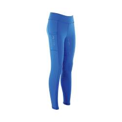 AK Wintex Reithose zum Überziehen, hohe Taille, Winter-Leggings, Vollbesatz, Silikongriff, königsblau, XXS von AK Riding Sports