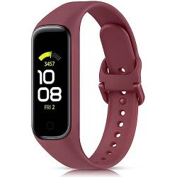 AK kompatibel mit Samsung Galaxy Fit 2 Armband für Damen Herren, flexible TPU Ersatzarmband - atmungsaktive und wasserdichte Sport Uhrenarmband entwickelt für Samsung FIT 2 von AK