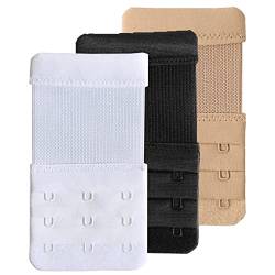 AKAAYUKO BH Verlängerung Bra Extender Erweiterung Strap Elastisch Band Weich Gurt 3 Haken Packung mit 3 von AKAAYUKO