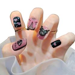 Nagelsticker 3 Sets Nette Serie Pressnägel Gefälschte Nägel Artificail Nails Nail Decals for Frauen Mädchen DIY Craft Art (Color : 6) (2) von AKAZI
