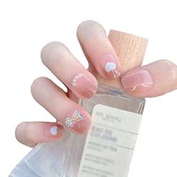 Nagelsticker 3 Sets Nette Serie Pressnägel Gefälschte Nägel Artificail Nails Nail Decals for Frauen Mädchen DIY Craft Art (Color : 6) (5) von AKAZI