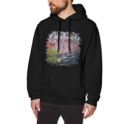 AKKUI Hooded Sweat Herren Kapuzenpullover Evmjser Obituary Slowly We Rot Men's Fashion Long Sleeve Hooded Hoodie Pullover Black von AKKUI