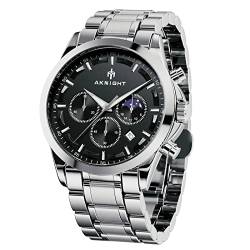 AKNIGHT Herren Uhr Uhren Herren Männer Analog Quarz Uhr 30M wasserdichte Armbanduhren Herren mit Datum Casual Designer Uhr für Herren von AKNIGHT