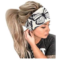 Stirnband Elastisches Stirnband Wrap Bandana Print Band Frauen Stirnband Haarband von AKOMOWO