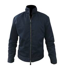 AKSAH FASHION Herren Quantum Solace James Bond England Klassischer Stil Blau Jacke, blau, L von AKSAH FASHION